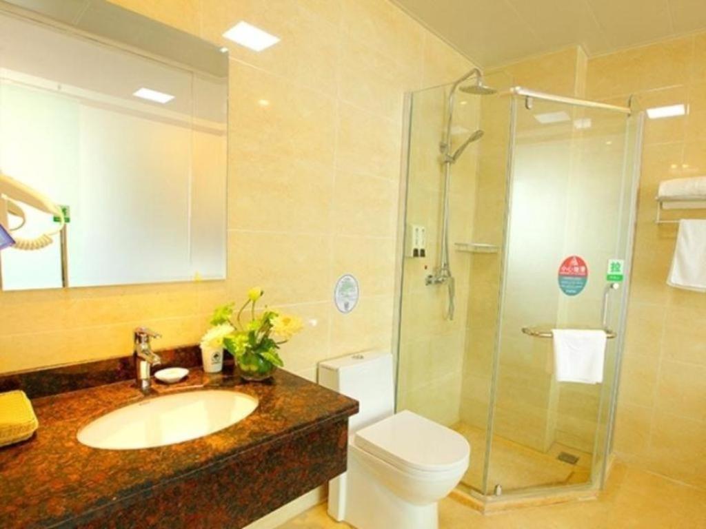 Greentree Inn Jiangsu Yangzhou West Passenger Station Baixiang Road Express Hotel Exteriör bild